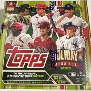 2023 Topps Holiday Baseball Mega Box - 10 Packs per Box - 10 Cards per Pack