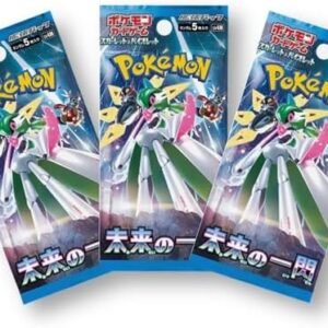 3 x Future Flash Japanese Pokemon Booster Packs | Scarlet & Violet Set | Pokémon Trading Cards in 3 Booster Packs | TCYM Authenticated | Pokemon TCG Pack | Japanese Paradox Rift Booster Packs