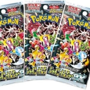 3 x Shiny Treasure Japanese Pokemon Booster Packs | Scarlet & Violet Set | Pokémon Trading Cards in 3 Booster Packs | TCYM Authenticated | Pokemon TCG Pack | Japanese Paldean Fates Booster Packs