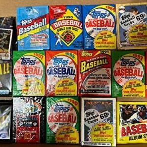 300 Old Vintage Topps Baseball Cards in Sealed Pack Lot Gift Package