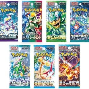 7 Japanese Pokemon Card Booster Packs | Pokémon Gift Set | TCYM Authenticated | 7 x Authentic Japanese Pokemon Pack -| Rare Pokemon Cards | Pokemon Gift for Adults and Boys |