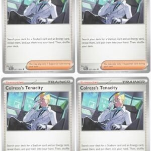 Colress’s Tenacity 057/064 - Shrouded Fable – Pokemon Card Lot x4 Playset