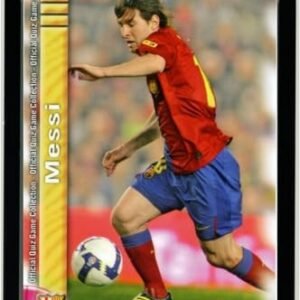 Genérico Collectible Card - Vintage Football Card - Messi - MC 2010 - #018 - Topps & Panini Collection - Limited Edition - Black Magnetic Case and Protective Cover