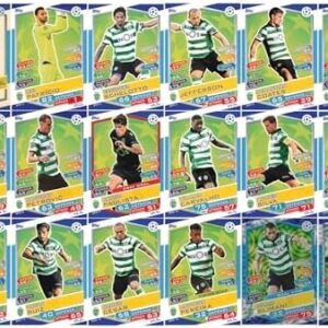 MATCH ATTAX 2016/17 CHAMPIONS LEAGUE SPORTING CP TEAM SET 18 CARDS