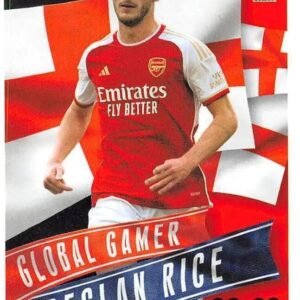 Match Attax Extra 2023 2024 Declan Rice Global Gamer Trading Card