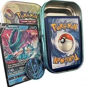 PoKéMoN Mini Tin Bundle - 50 Assorted Cards, 1 Random Ultra Rare & Game Coin