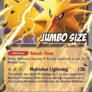 Pokemon - Jumbo Card - Zapdos ex SVP 049 - Pokemon 151 Black Star Promo - Holo Foil - Single Card