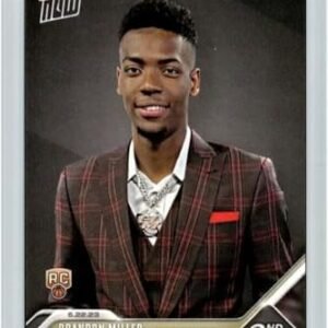 World Trading Cards,Basketball,Brandon Miller, Topps Now Draft 2023, Nº2#D2,Basketball Cards,Basketball Cards,Magnetic Case,Additional Protective Case,Limited Edition Card,2704