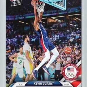 World Trading Cards,WTC,Pristine 10,2024 Topps Olympic Games USA, Kevin Durant,Record,#020,Olympic Cards,Basketball Cards,Magnetic Case,Protective Case,INVESTMENT,Limited Edition Card